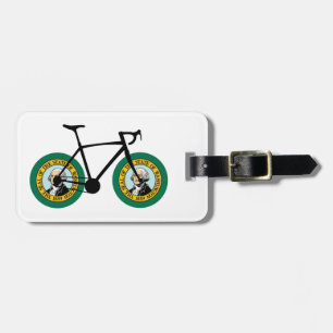 Washington Flagga Cycling Bagagebricka