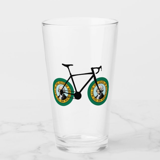 Washington Flagga Cycling Glaskopp (Framsida)