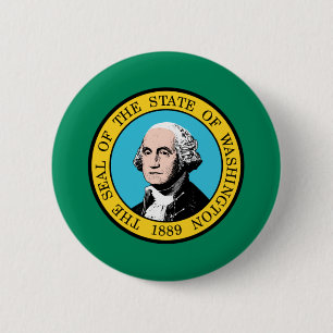 Washington flagga knapp