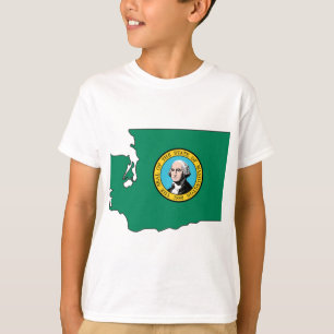 Washington flaggakarta tee