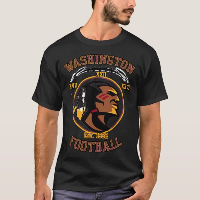 Washington Football - Red Classic T-Shirt (Framsida)
