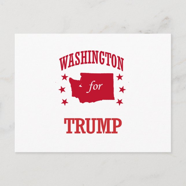 WASHINGTON FOR DONALD TRUMP VYKORT (Framsida)