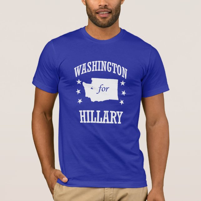WASHINGTON FÖR HILLARY T-SHIRT (Framsida)