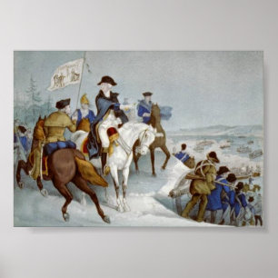 Washington förbereder sig inför kor i Delaware Poster