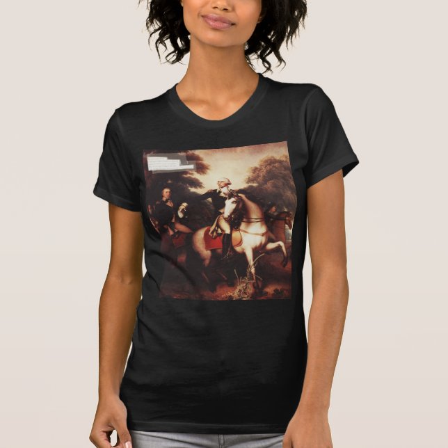 Washington Före Yorktown av Rembrandt Peale Tee Shirt (Framsida)