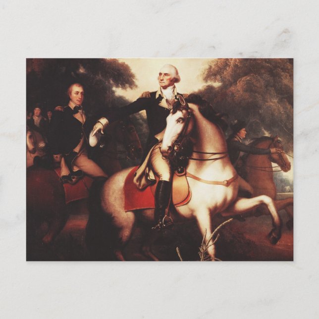 Washington Före Yorktown av Rembrandt Peale Vykort (Framsida)