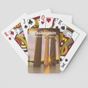 Washington Förenta staterna Casinokort