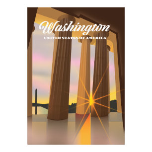 Washington Förenta staterna Fototryck