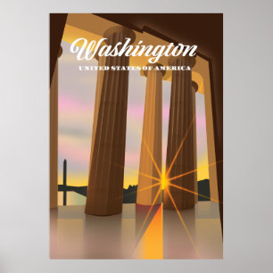 Washington Förenta staterna Poster
