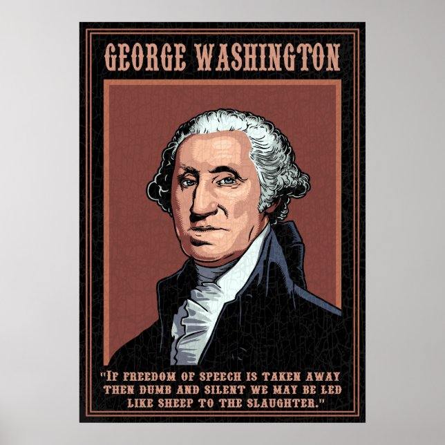 Washington - fria Tal Poster (Framsidan)