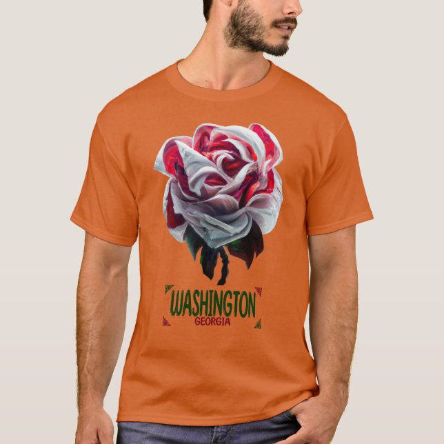 Washington Georgia Överstorlek T Shirt (Framsida)