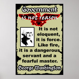 Washington: Gov'ten är lik avfyrar Poster