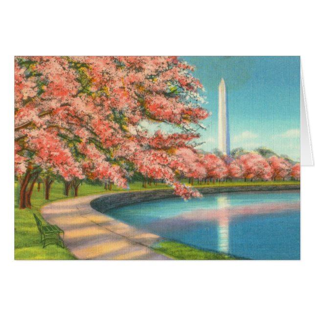 Washington Hälsningskort (Framsidan Horizontal)