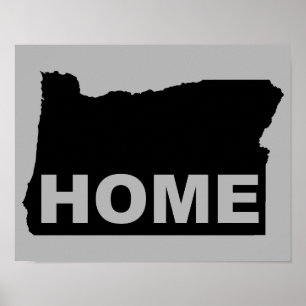 Washington Hemma Borta Från Stat Poster Skylt