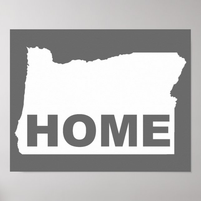 Washington Hemma Borta Från Stat Poster Skylt (Framsidan)