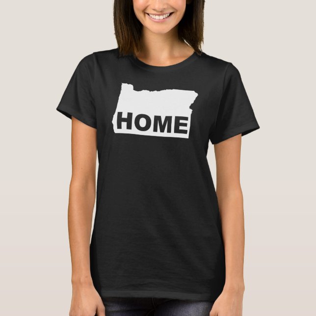 Washington Hemma Borta Från Stat T-Shirt Tees (Framsida)