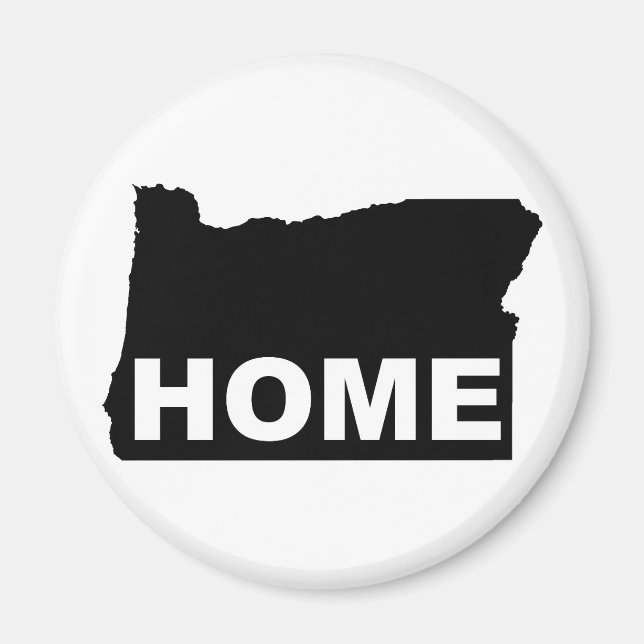 Washington Home Away från State Fridge Magnet (Framsidan)