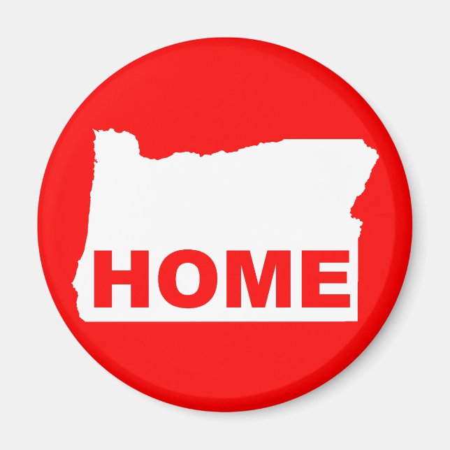 Washington Home Away från State Fridge Magnet (Framsidan)