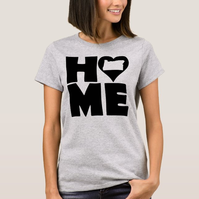 Washington Home Heart State Tees T-Shirt (Framsida)
