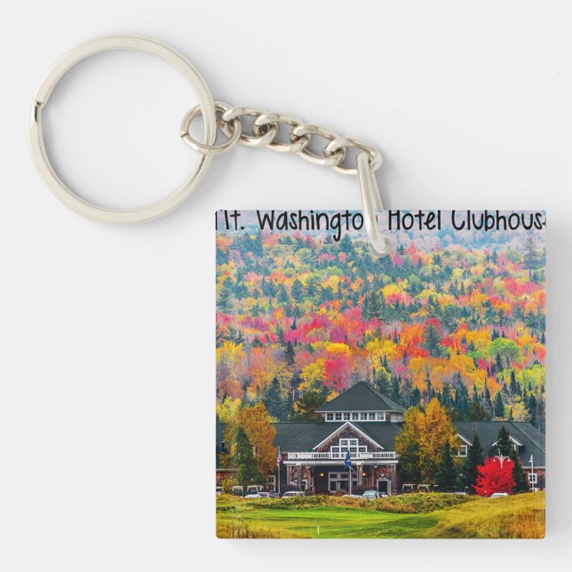 Washington Hotel Clubhouse Acrylic Keychain (Framsidan)