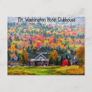 Washington Hotel Clubhouse i höstvykort Vykort