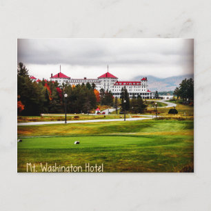 Washington Hotel på höstkortet Vykort