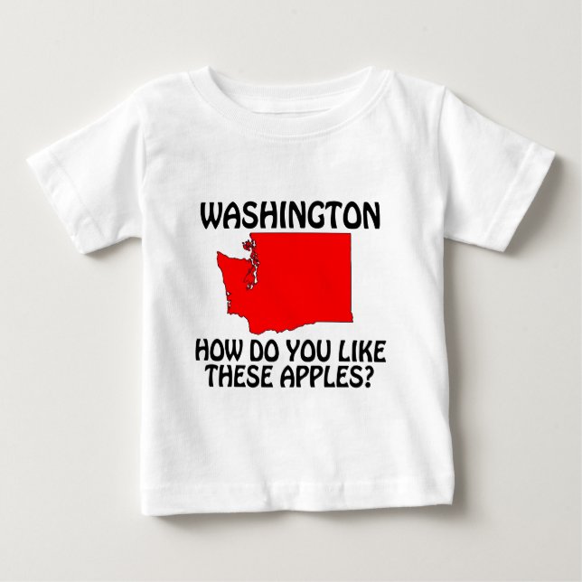 Washington - hur tycker du om de här äpplen? tee (Framsida)