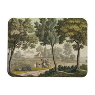 Washington hus på Mount Vernon, från 'Le Costu Magnet