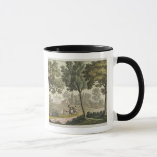 Washington hus på Mount Vernon, från 'Le Costu Mugg