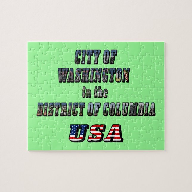 Washington i Columbia-distriktet Pussel (Horisontell)