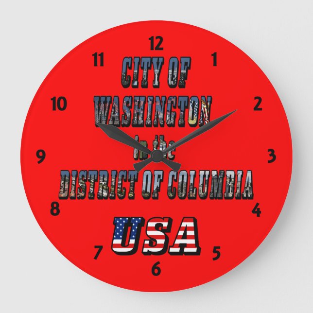 Washington i Columbia-distriktet Stor Klocka (Framsida)