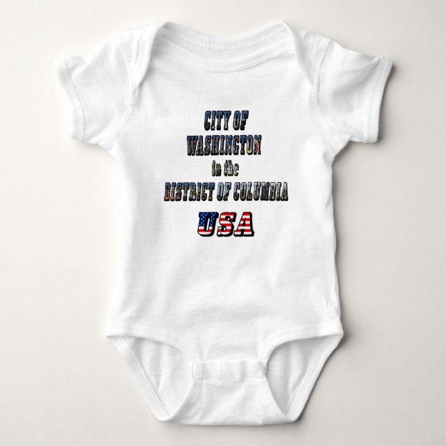 Washington i Columbia-distriktet T Shirt (Framsida)