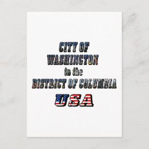 Washington i Columbia-distriktet Vykort