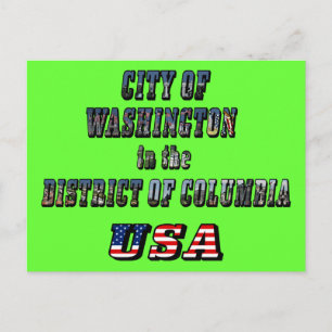 Washington i Columbia-distriktet Vykort