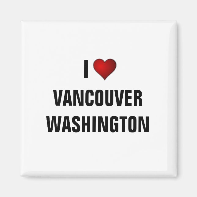 WASHINGTON: I KÄRLEK VANCOUVER MAGNET (Framsidan)