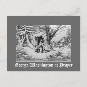 Washington i Prayer Vykort