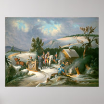 Washington i Valley Forge Fine Art Poster