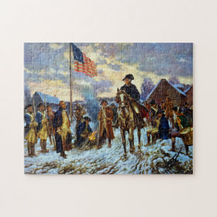 Washington i Valley Forge Pussel