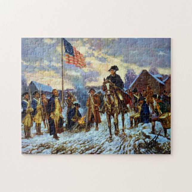 Washington i Valley Forge Pussel (Horisontell)