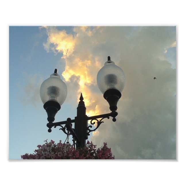 Washington Iowa Light and Storm Clouds Fototryck (Framsidan)