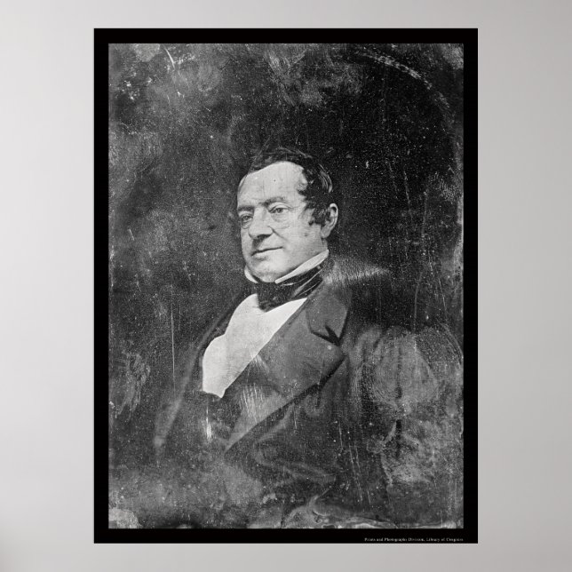 Washington Irving Daguerreotype 1855 Poster (Framsidan)