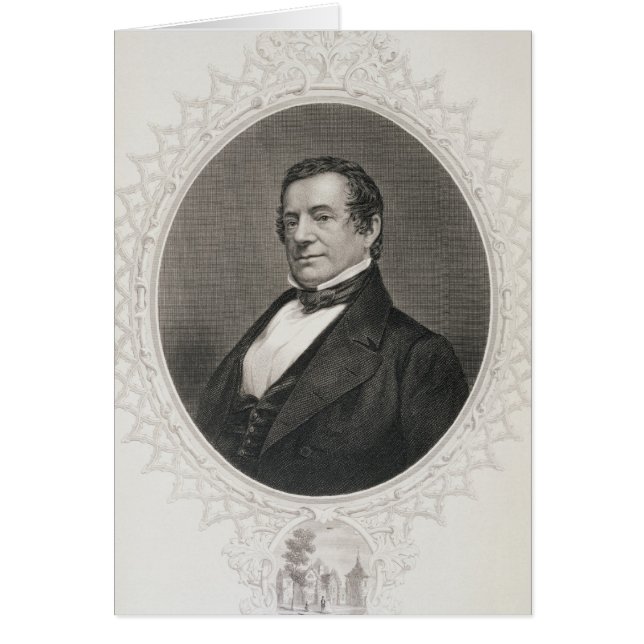Washington Irving Hälsningskort (Framsidan)