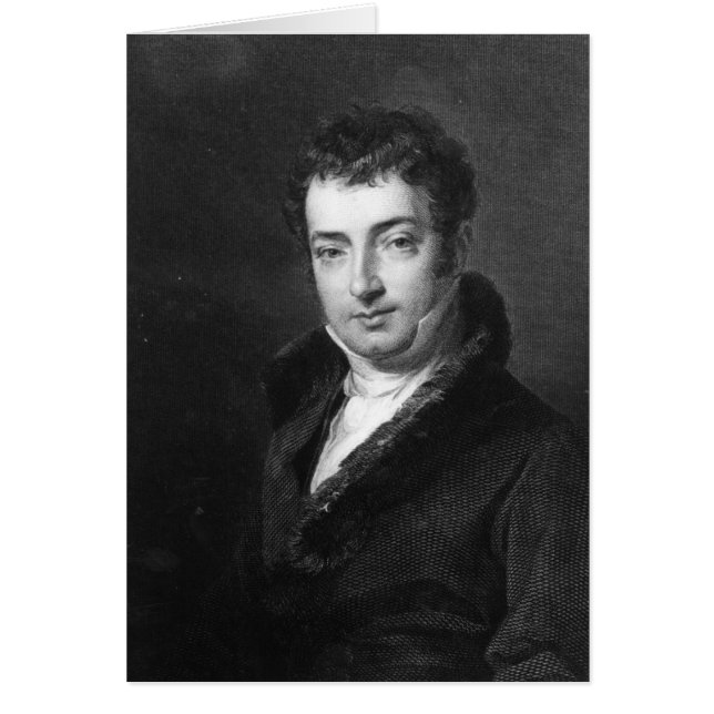 Washington Irving Hälsningskort (Framsidan)