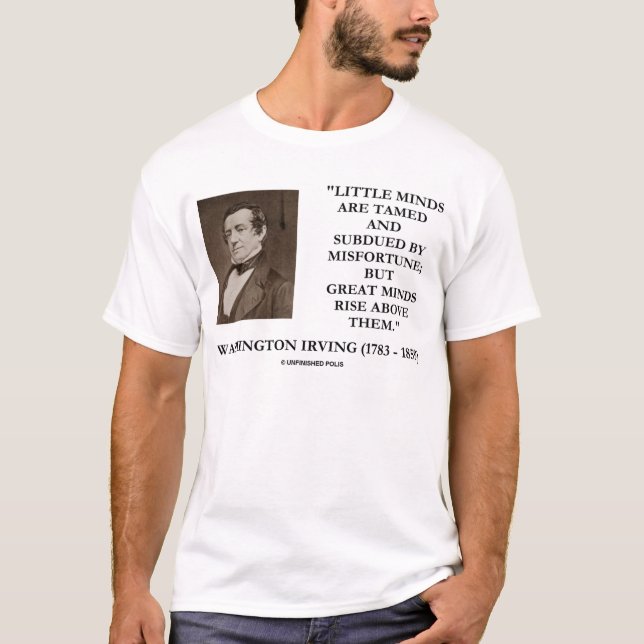 Washington Irving Little Minds Underbar Minds Cita Tröja (Framsida)
