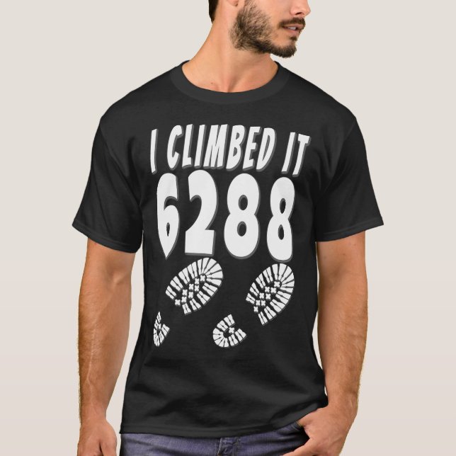 Washington, jag klättrade upp 6288 Montera NH48 Ne T Shirt (Framsida)