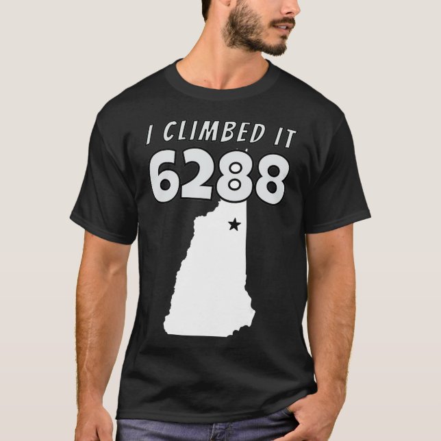 Washington, jag klättrade upp 6288 Montera NH48 Ne T Shirt (Framsida)
