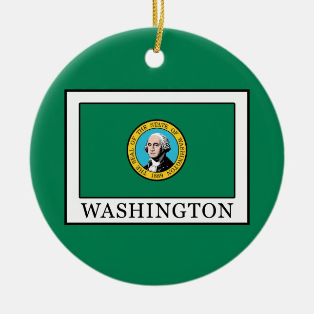 Washington Julgransprydnad Keramik (Framsidan)