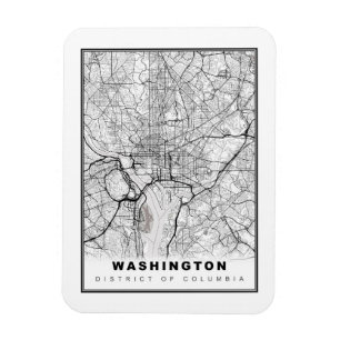 Washington Karta Magnet