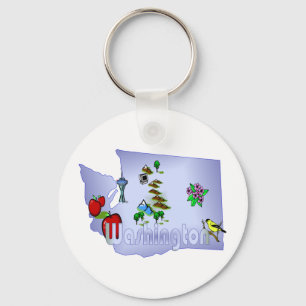 Washington Keychain Nyckelring