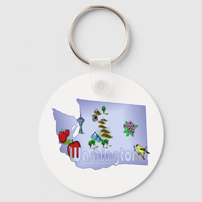 Washington Keychain Nyckelring (Framsida)